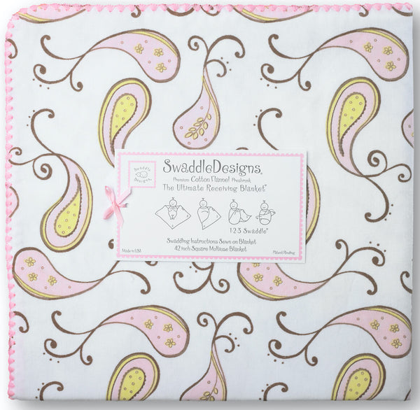 ULTIMATE SWADDLE - PAISLEY PINK