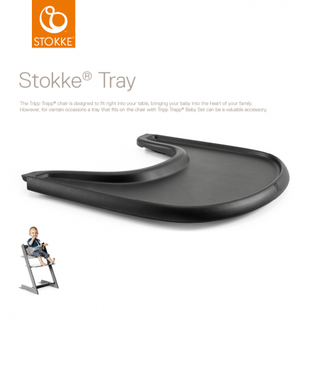 STOKKE® TRAY - BLACK